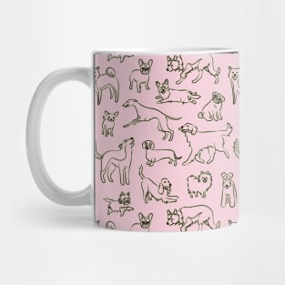 Dogs Pink Mug